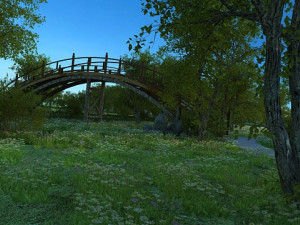 public park 3D मॉडल