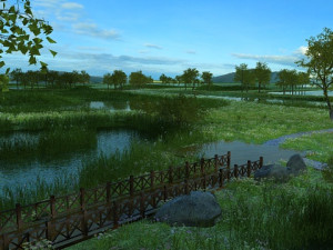 public park 3D मॉडल