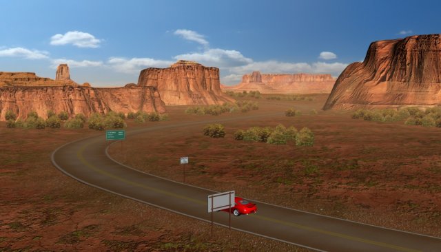 western scene 3D Model .c4d .max .obj .3ds .fbx .stl .blend
