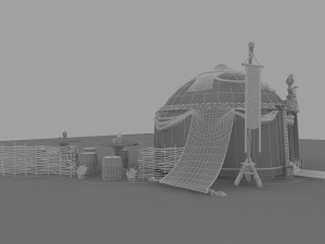 yurt Modelo 3D