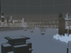 nanjing yangtze river bridge 3D मॉडल