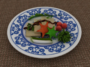 meatball tofu 3Dモデル