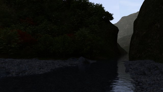 mountain stream Modèle 3D .c4d .max .obj .3ds .fbx .stl .blend 