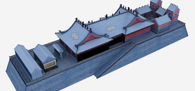 st gutta temple 3D 모델 .c4d .max .obj .3ds .fbx .stl .blend