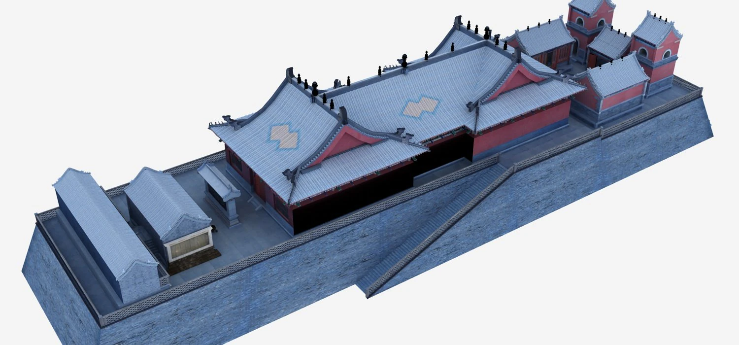 st gutta temple 3D Model .c4d .max .obj .3ds .fbx .stl .blend