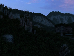mountain villa Model 3D