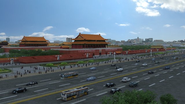 tian anmen Modèle 3D .c4d .max .obj .3ds .fbx .stl .blend 