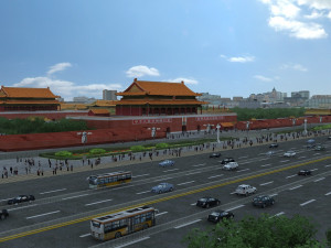 tian anmen Modèle 3D