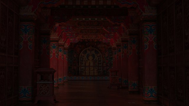 tibet corridor Model 3D .c4d .max .obj .3ds .fbx .stl .blend 
