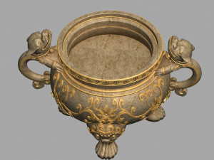incense burner 3D मॉडल