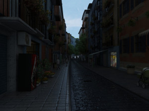 town street Modelo 3D