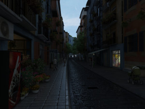 town street 3D Model