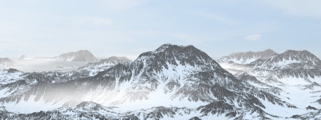 snow mountain 3D Model .c4d .max .obj .3ds .fbx .stl .blend
