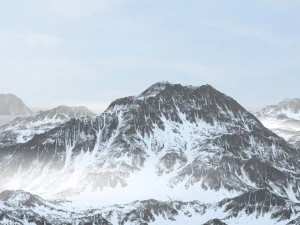 sneeuw berg 3D Model