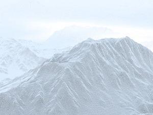 snow mountain 3D Model