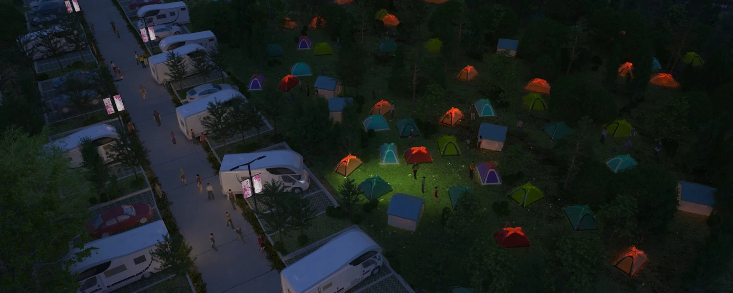 camping 3D Model .c4d .max .obj .3ds .fbx .stl .blend 