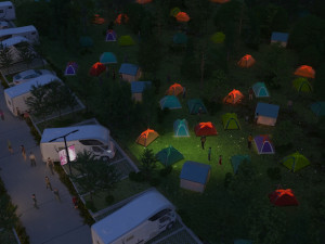 camping Modelo 3D