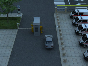 hospital exit Modelo 3D