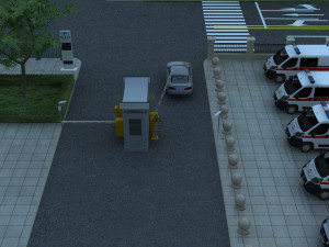 hospital exit 3D 모델