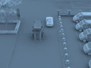 hospital exit 3D Model