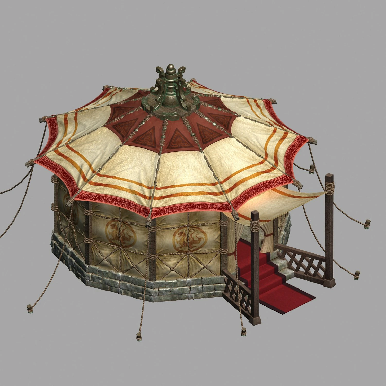 tent 3D Model .c4d .max .obj .3ds .fbx .stl .blend 