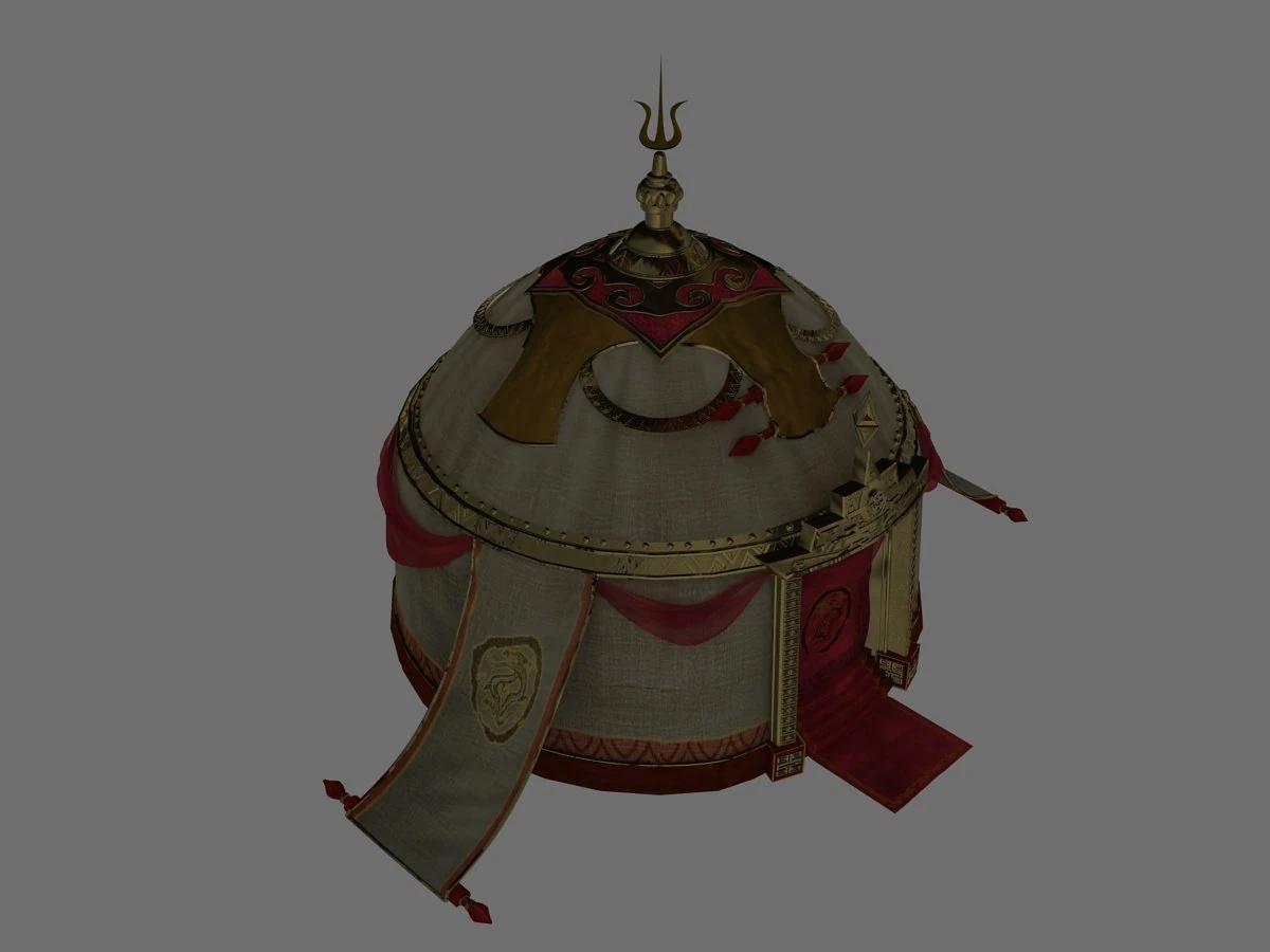 wigwam 3D Model .c4d .max .obj .3ds .fbx .stl .blend 