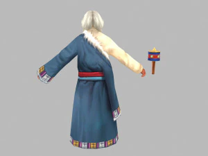 old lady of tibet 3D Model