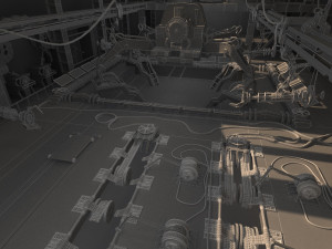 train factory 3D Model