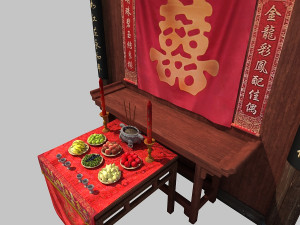 sacrificial table Modelo 3D