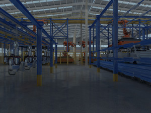 factory workshop 3Dモデル