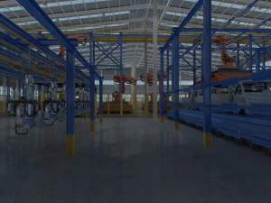 factory workshop 3D Model