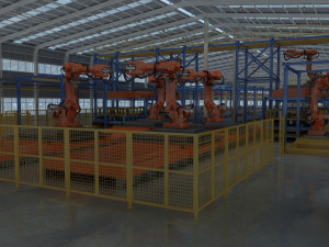 factory workshop 3Dモデル