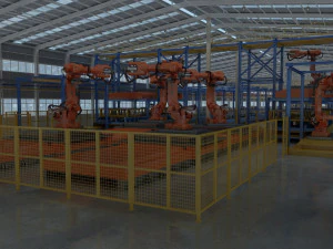 factory workshop 3D Model