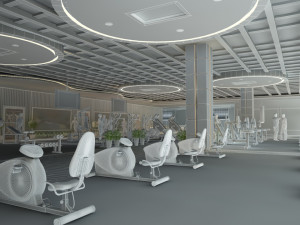 gymnasium 3D Модель