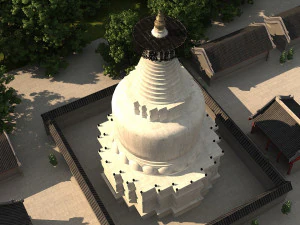 मीनार 3D मॉडल