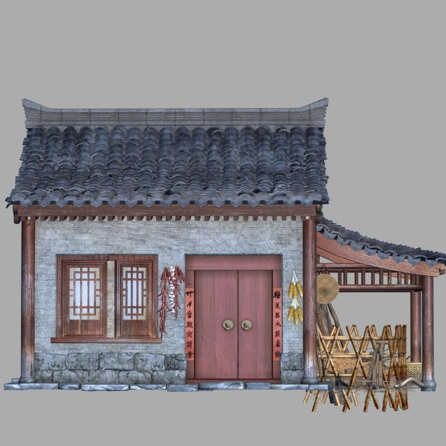 house 3D Модель .c4d .max .obj .3ds .fbx .stl .blend 