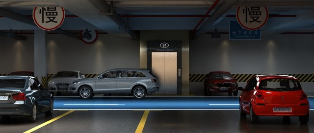 parking lot Modèle 3D .c4d .max .obj .3ds .fbx .stl .blend 