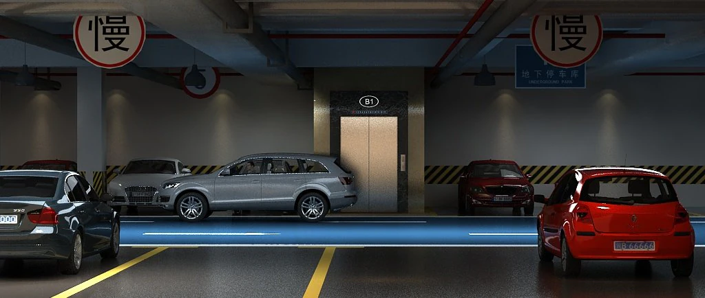 parking lot 3D Model .c4d .max .obj .3ds .fbx .stl .blend