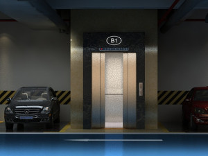 parking lot Modèle 3D
