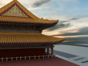tiananmen square 3D-Modell