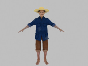 farmer 3Dモデル