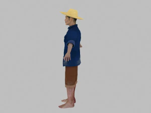 farmer 3D Model