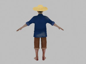 farmer 3D Model