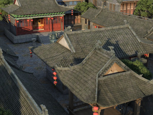 city god temple 3D 모델