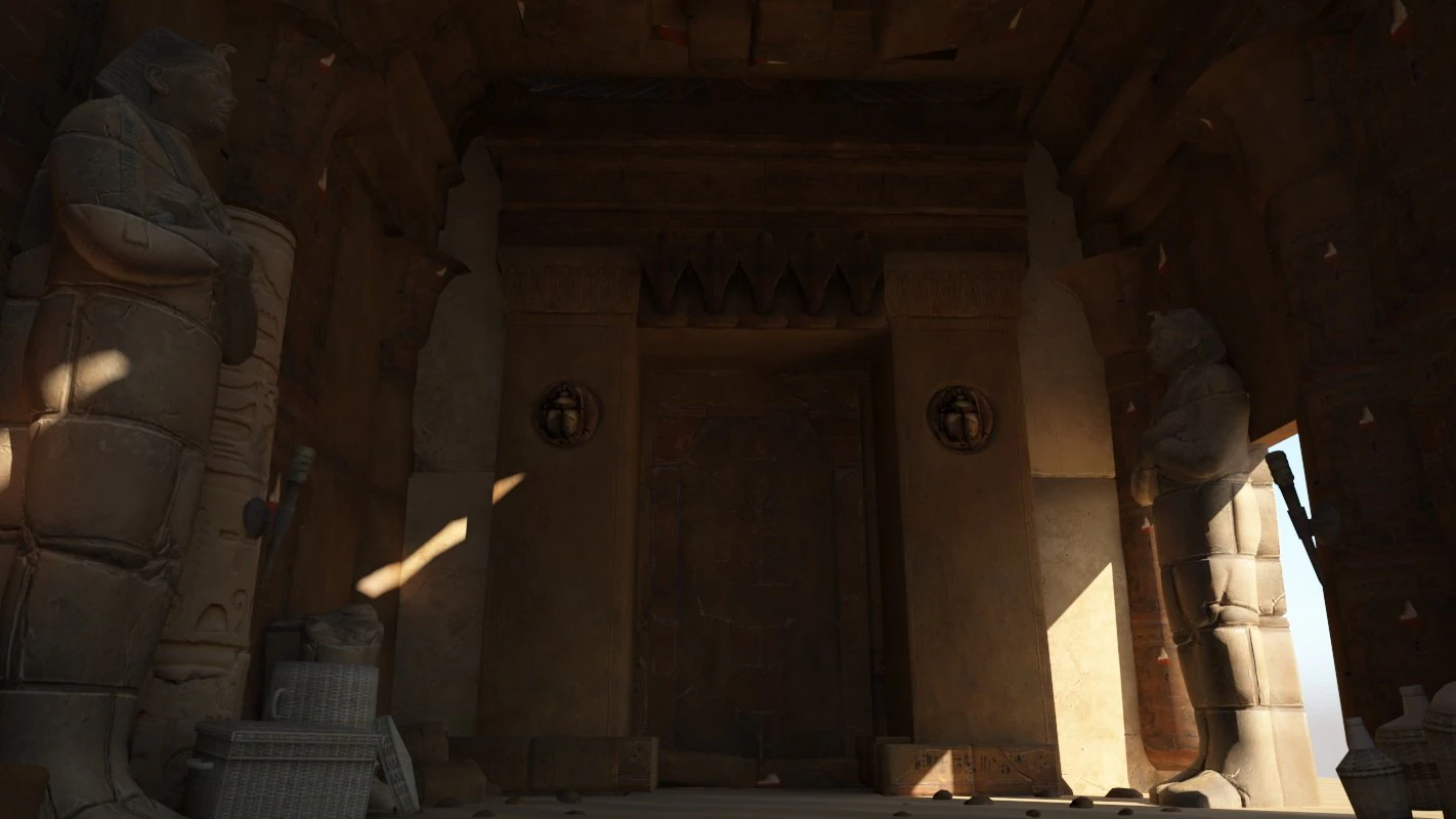 egyptian ancient tomb 3D Model .c4d .max .obj .3ds .fbx .stl .blend 