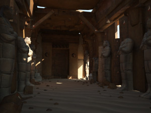 egyptian ancient tomb 3D Model