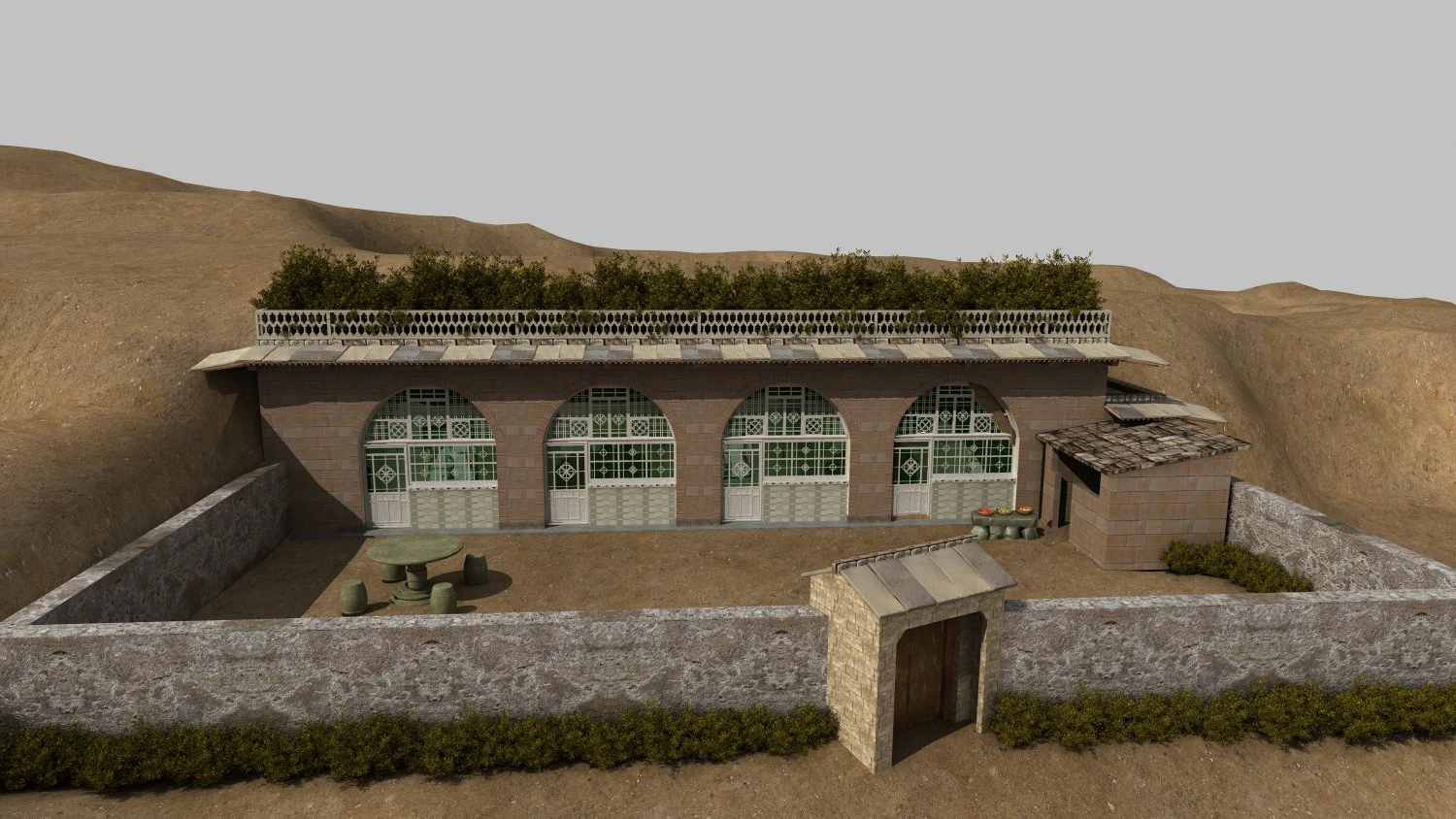 cave house 3D Model .c4d .max .obj .3ds .fbx .stl .blend 