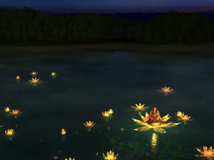 luzes de l&oacute;tus Modelo 3D