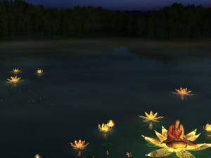 lotus lights Modello 3D