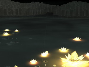 lotus lights Modello 3D